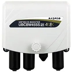 マスプロUBCBW45SSトリプルブースター4K・8K衛星放送UHF・BS・CSの画像リンクです。