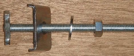 ハンガーレール中空支持寸切りセット写真