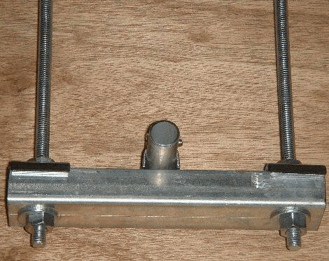 ハンガーレール中空支持完成イメージ写真です。