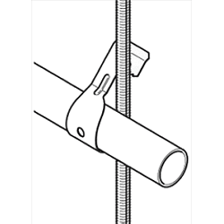 ネグロス電工(NEGUROSU)電線管支持金具吊りボルト・丸鋼用クリップの施工例です。