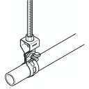 ネグロス電工(NEGUROSU)の配管用鋼管用吊りバンド S-SB15Aの施工例です。