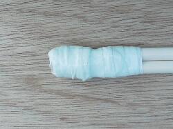 絶縁テープ巻処理後の写真です。